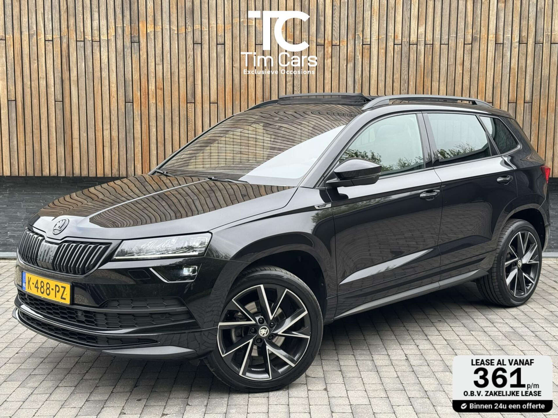 Škoda Karoq 1.5 TSI Sportline Automaat | Panoramadak | LED | Stoelverwarming | Adaptieve cruise control | Dode hoek detectie | Trekhaak uitk 44490288-0.jpg | Timcars.nl