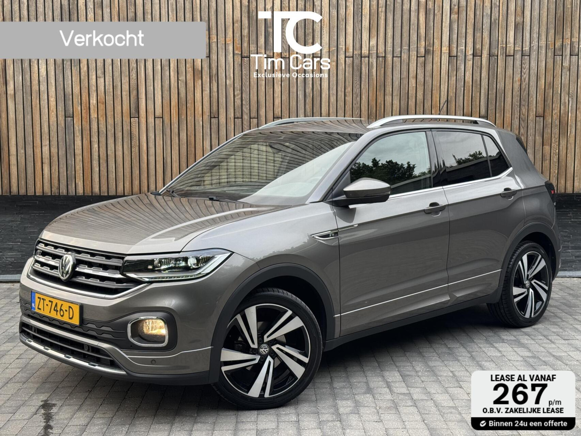 Volkswagen T-Cross 1.0 TSI R-line Automaat | LED | Trekhaak | Getint glas | Climate control | Cruise control adaptief | Lane assist | Dode hoek detectie | DAB | Navigatiesysteem | Inklapbare spiegels | Parkeersensoren voor en achter 45415360-0.jpg | Timcars.nl