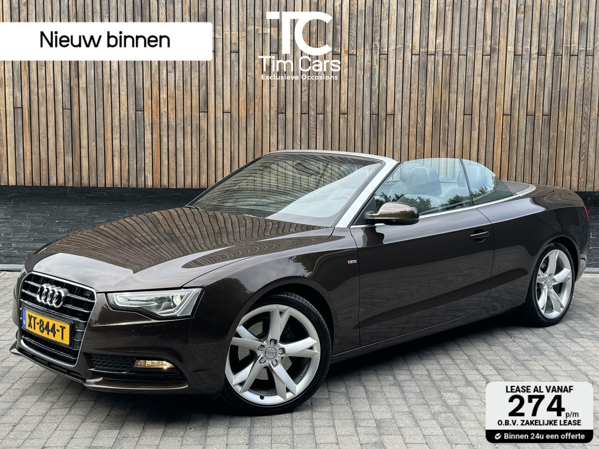 Audi A5 Cabriolet 2.0 TFSI Pro Line S-Line Automaat | Leren stoelen | Stoelverwarming | Parkeersensoren voor en achter | Navigatiesystee 46931514-0.jpg | Timcars.nl