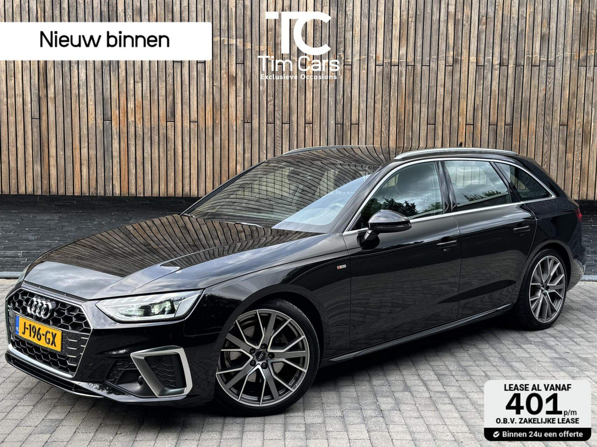 Audi A4 Avant 40 TFSI S-line Automaat | Volleer | Adaptieve cruise control | Lane assist | Afgevlakt sportstuur | Grootlichtassistent | 19 inch lichtmetalen velgen | Apple CarPlay | Parkeersensoren voor en achter | Achteruitrijcamera 47408599-0.jpg | Timcars.nl