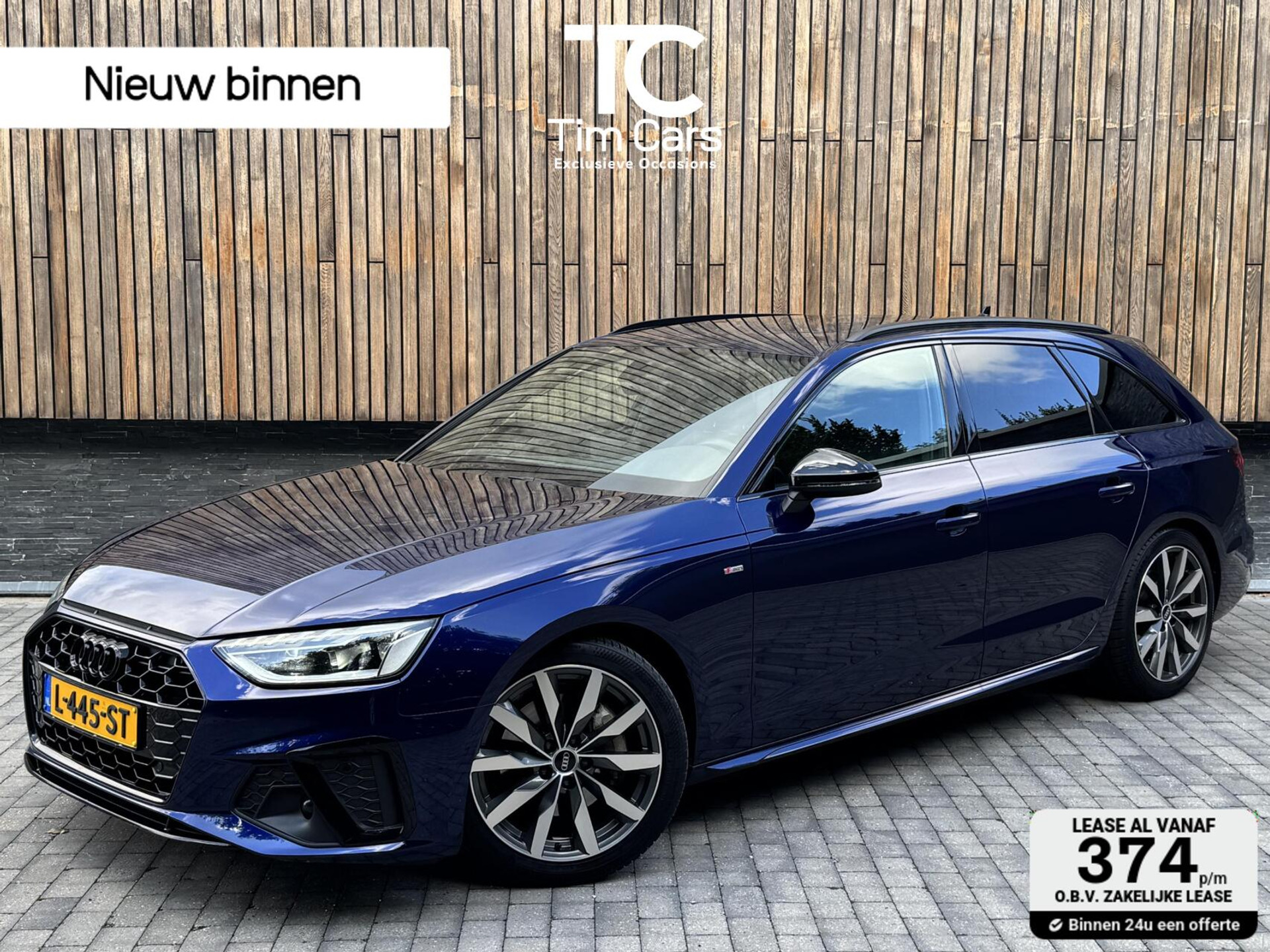 Audi A4 Avant 40 TFSI S edition Competition Automaat | LED koplampen | Cruise control | Climate control | Zwart optiek | Getint glas | Achteruitrijcamera | Parkeersensoren voor en achter 47659430-0.jpg | Timcars.nl