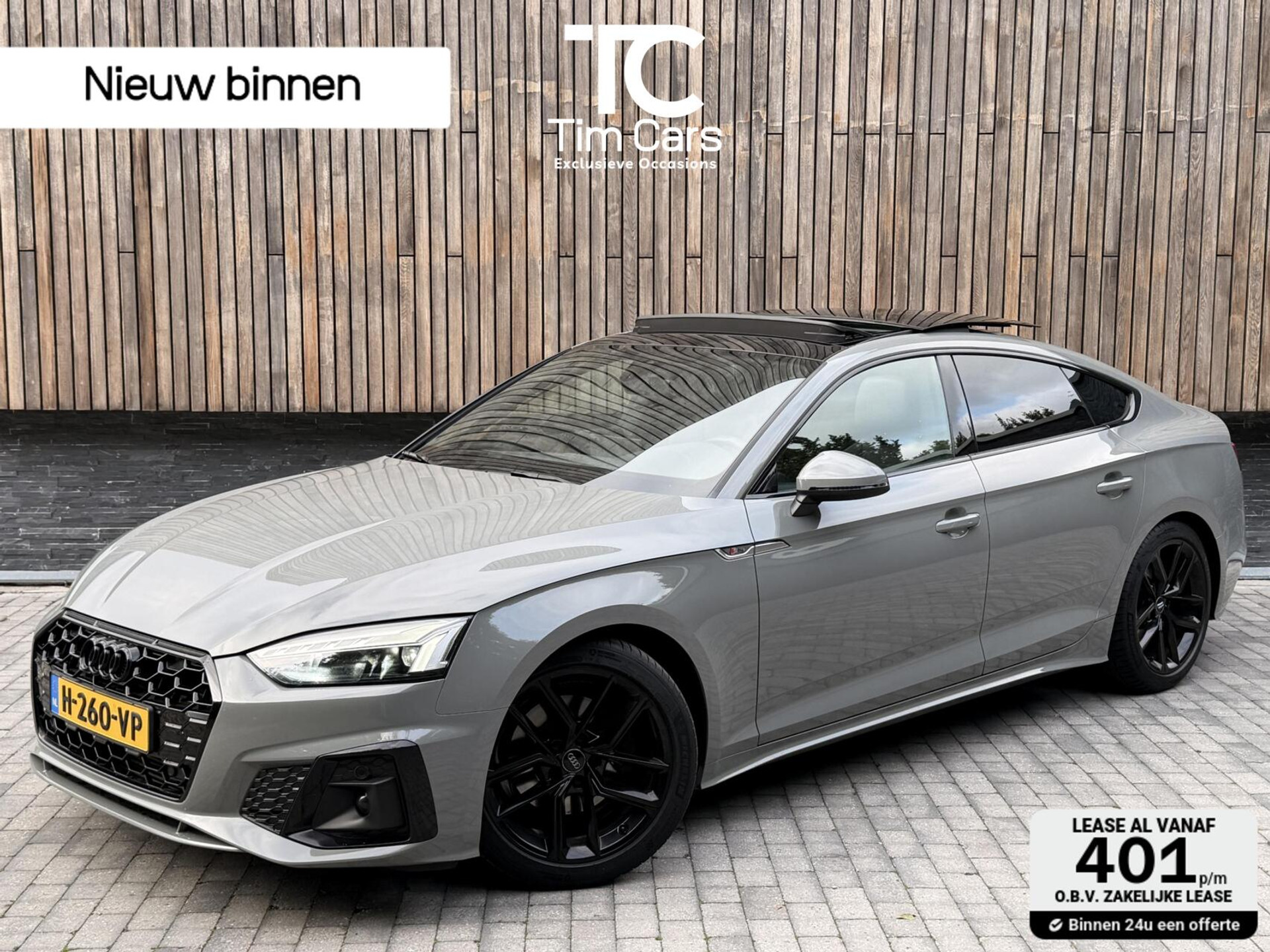 Audi A5 Sportback 40 TFSI S-line S tronic Automaat | Panoramadak | Stoelverwarming | Apple CarPlay | LED verlichting | Trekhaak uitklapbaar | Climate & Cruise control | Achteruitrijcamera | Parkeersensoren voor en achter 48160627-0.jpg | Timcars.nl
