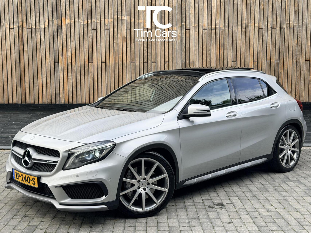 Mercedes-Benz GLA AMG 45 4MATIC Automaat | Panoramadak | Bi-Xenon verlichting | Lederen bekleding | Stoelverwarming | Climate & Cruise control | 20 inch lichtmetalen velgen | Parkeersensoren voor en achter | Achteruitrijcamera 48160670-0.jpg | Timcars.nl