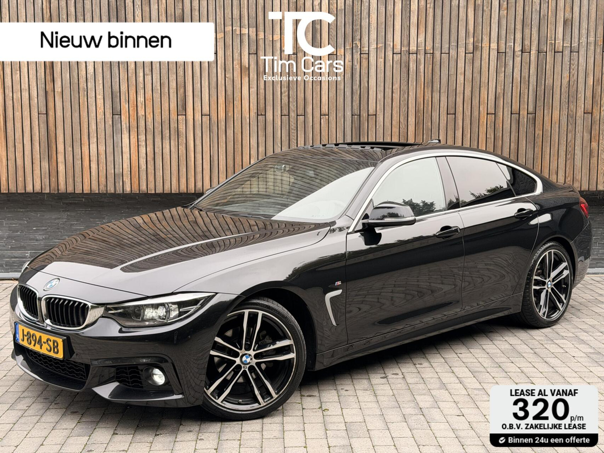 BMW 4 Serie Gran Coupé 418i M Sport Àutomaat | Open dak | LED verlichting | Lederen bekleding | Stoelverwarming | Trekhaak afneembaar | Apple CarPlay | Head-up display | Achteruitrijcamera | Parkeersensoren voor en achter 48160794-0.jpg | Timcars.nl