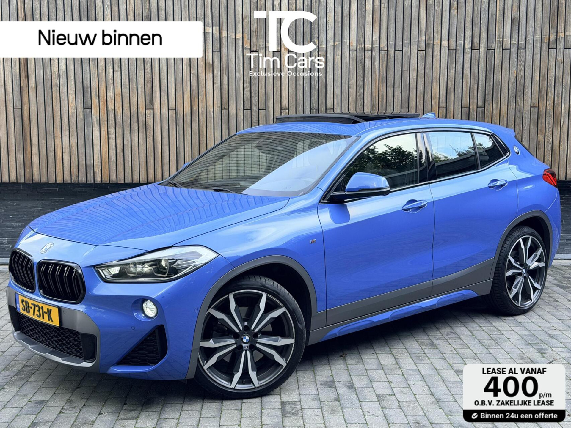 BMW X2 sDrive20i M-sport Automaat | Panoramadak | DAB | LED verlichting | 20 inch | Schakelflippers | Lederen bekleding | Stoelverwarming | Lane assist | Parkeersensoren voor en achter | Achteruitrijcamera 48497876-0.jpg | Timcars.nl
