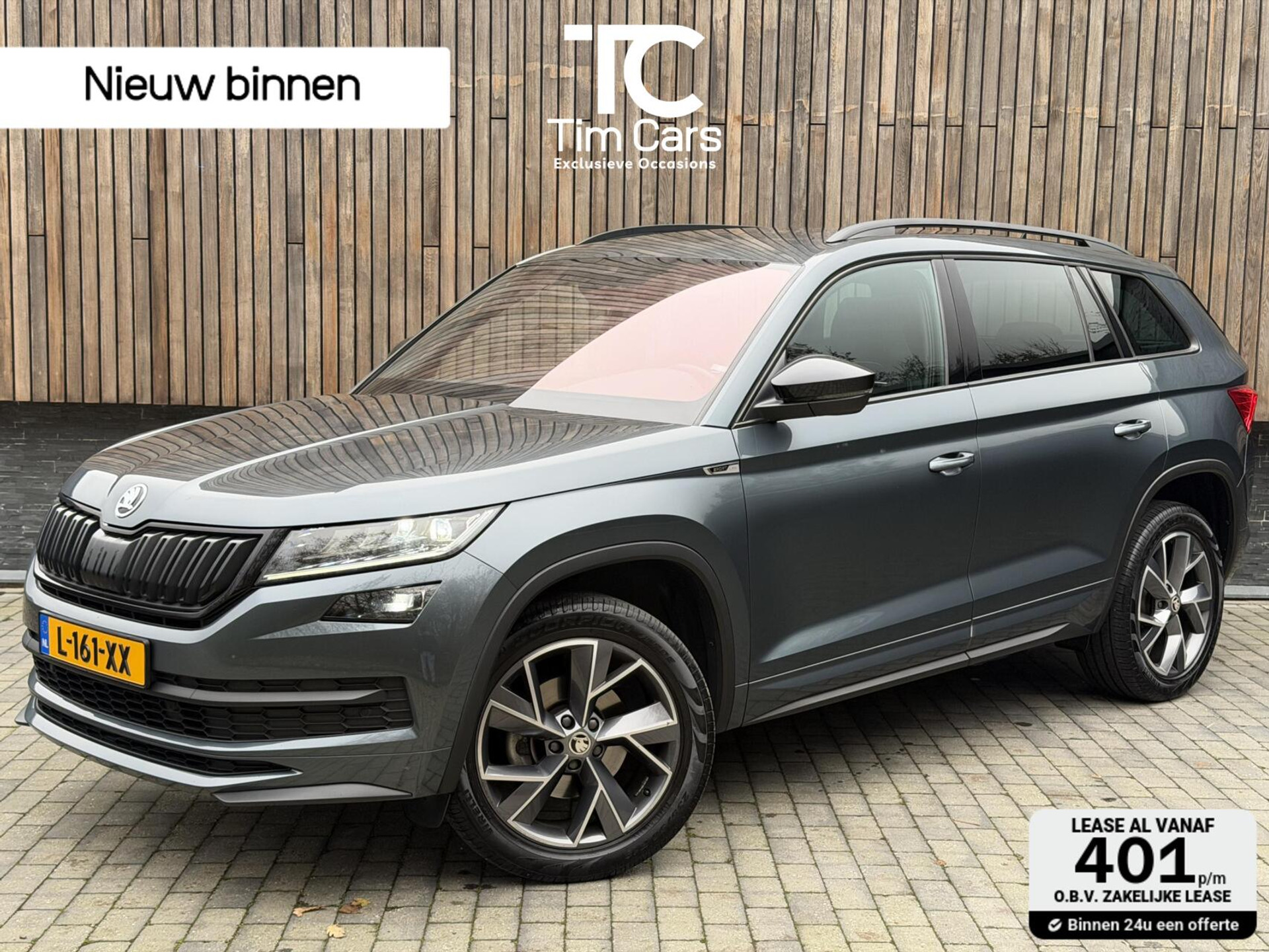 Škoda Kodiaq 1.5 TSI Sportline Automaat | Trekhaak uitklapbaar | Navigatiesysteem | Stoelverwarming | Stuurverwarming | Getint glas | Cruise control adaptief | Dodehoek detectie | Achteruitrijcamera | Parkeersensoren voor en achter 49685000-0.jpg | Timcars.nl