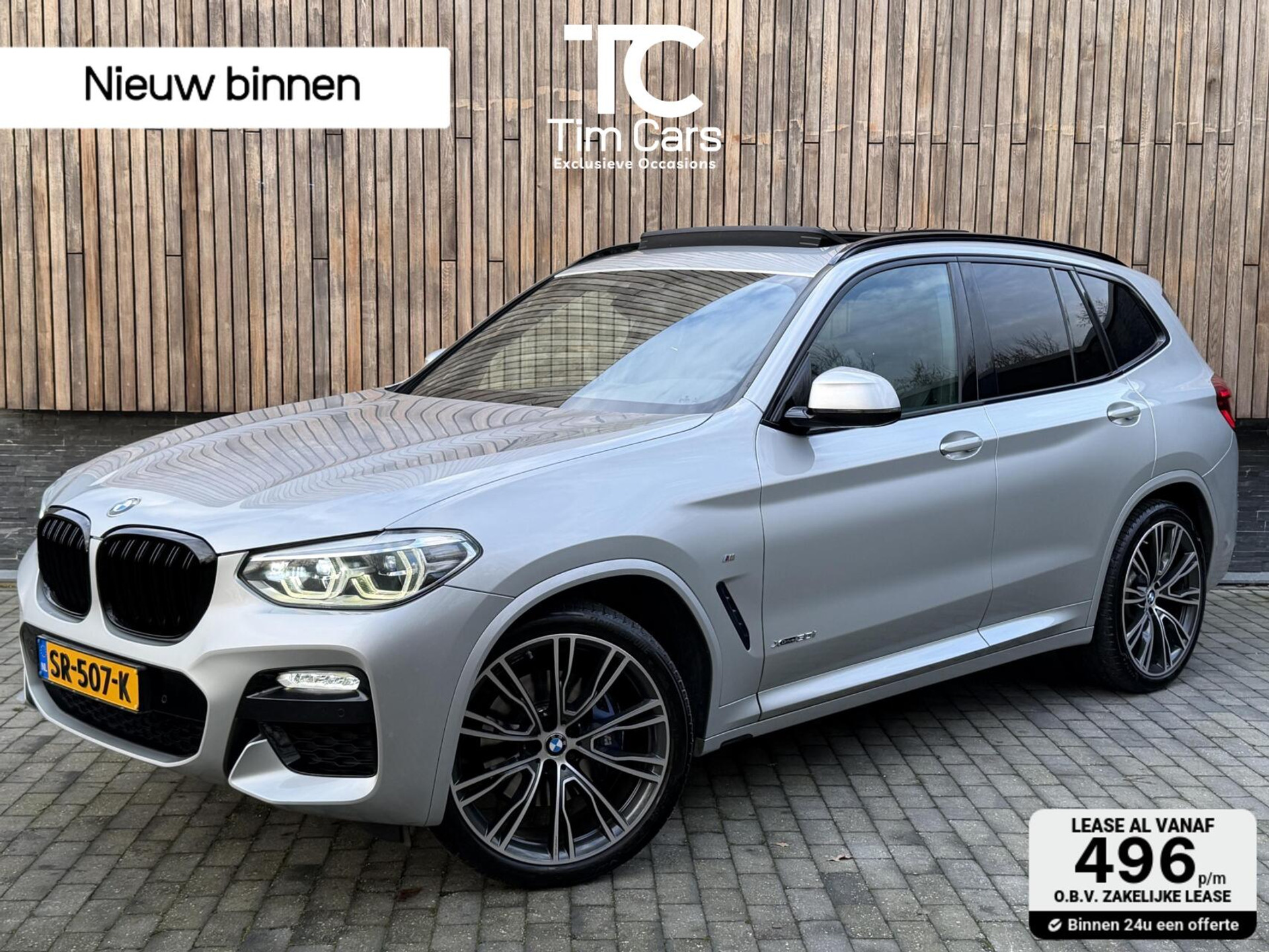 BMW X3 xDrive30i 252pk M-sport Automaat | Panoramadak | Leer | Stoelverwarming | Climate & cruise control | LED verlichting adaptief met grootlichtassistent | Getint glas | Individual velgen | Parkeersensoren voor en achter 49948469-0.jpg | Timcars.nl