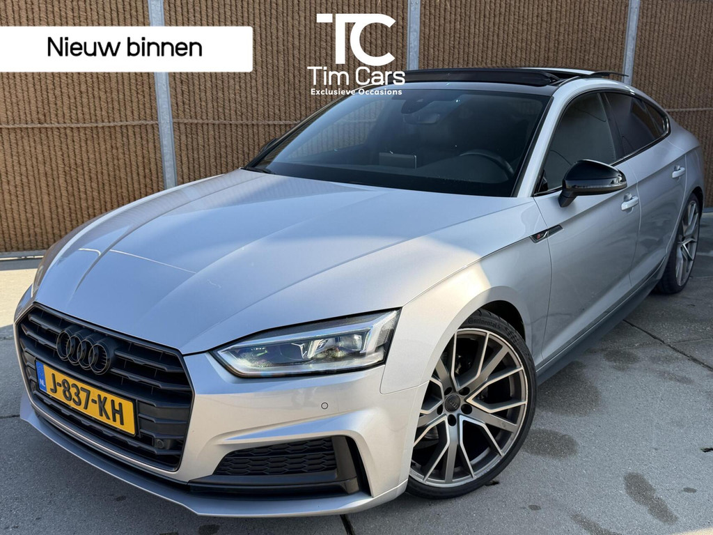 Audi A5 Sportback 40 TFSI S edition Automaat | Panoramadak | LED verlichting | Bang&Olufsen audio | DAB ontvanger | Stoelverwarming | Getint glas | Achterspoiler | Zwart optiek | Achteruitrijcamera 50760150-0.jpg | Timcars.nl
