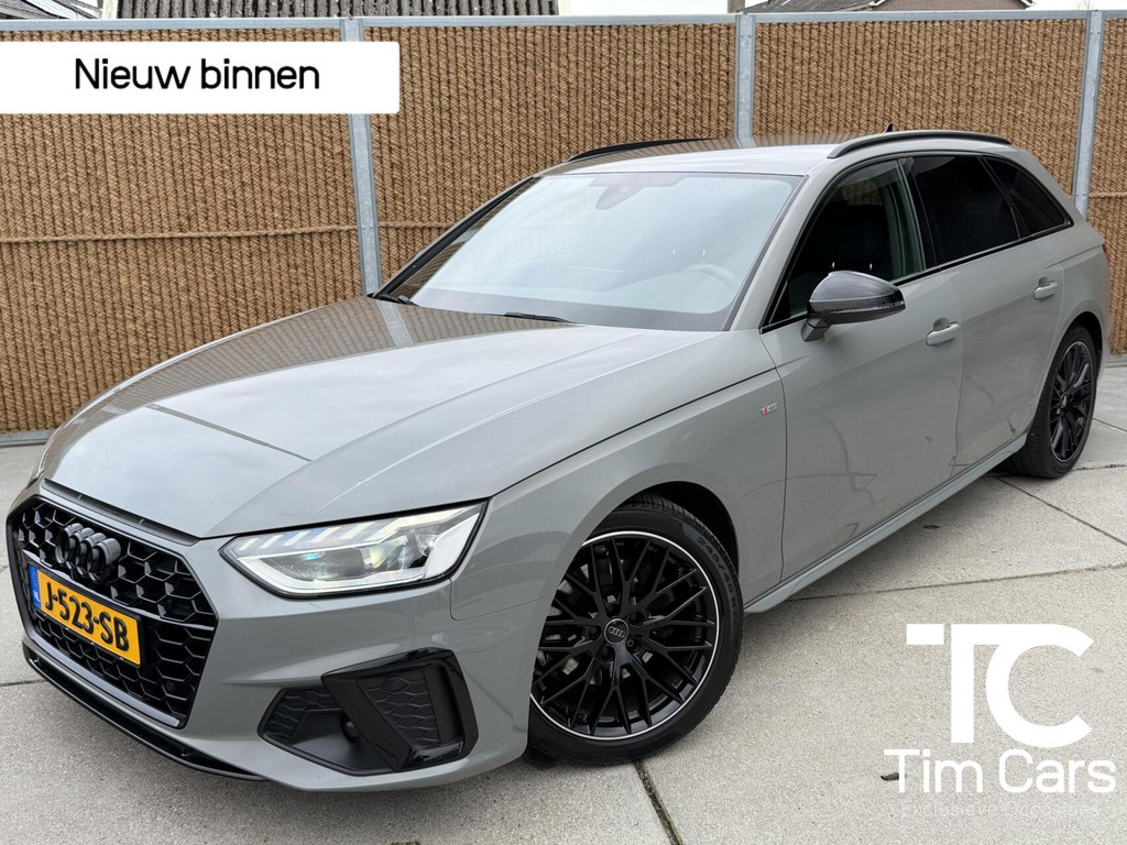 Audi A4 Avant 35 TFSI S edition Automaat | Zwart optiek | LED verlichting | Cruise & climate control | Sportstuur | Getint glas | Quantumgrijs | Lederen/stof bekleding | DAB ontvangst | Parkeersensoren achter 52623769-0.jpg | Timcars.nl