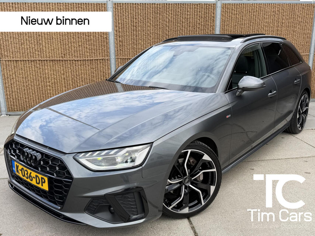 Audi A4 Avant 40 TFSI quattro S edition Automaat | Panoramadak | Half leer/stof | Climate & cruise control | Zwart optiek | Sportstuur afgevlakt | LED verlichting | Getint glas | Parkeersensoren voor en achter 52828370-0.jpg | Timcars.nl