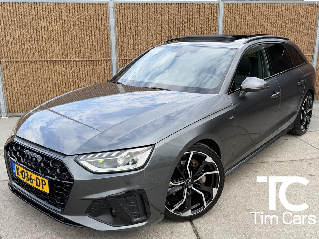 Audi A4 Avant 40 TFSI quattro S edition Automaat | Panoramadak | Half leer/stof | Climate & cruise control | Zwart optiek | Sportstuur afgevlakt | LED verlichting | Getint glas | Parkeersensoren voor en achter 52828370-0.jpg | Timcars.nl