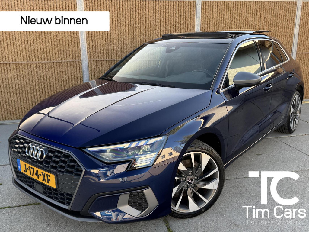 Audi A3 Sportback 35 TFSI edition one S line Automaat | Panoramadak | Stoelverwarming | Bang&olufsen Audio | Sfeerverlichting | Cruise control adaptief | Getint glas | DAB | LED verlichting | Parkeersensoren achter 53139190-0.jpg | Timcars.nl