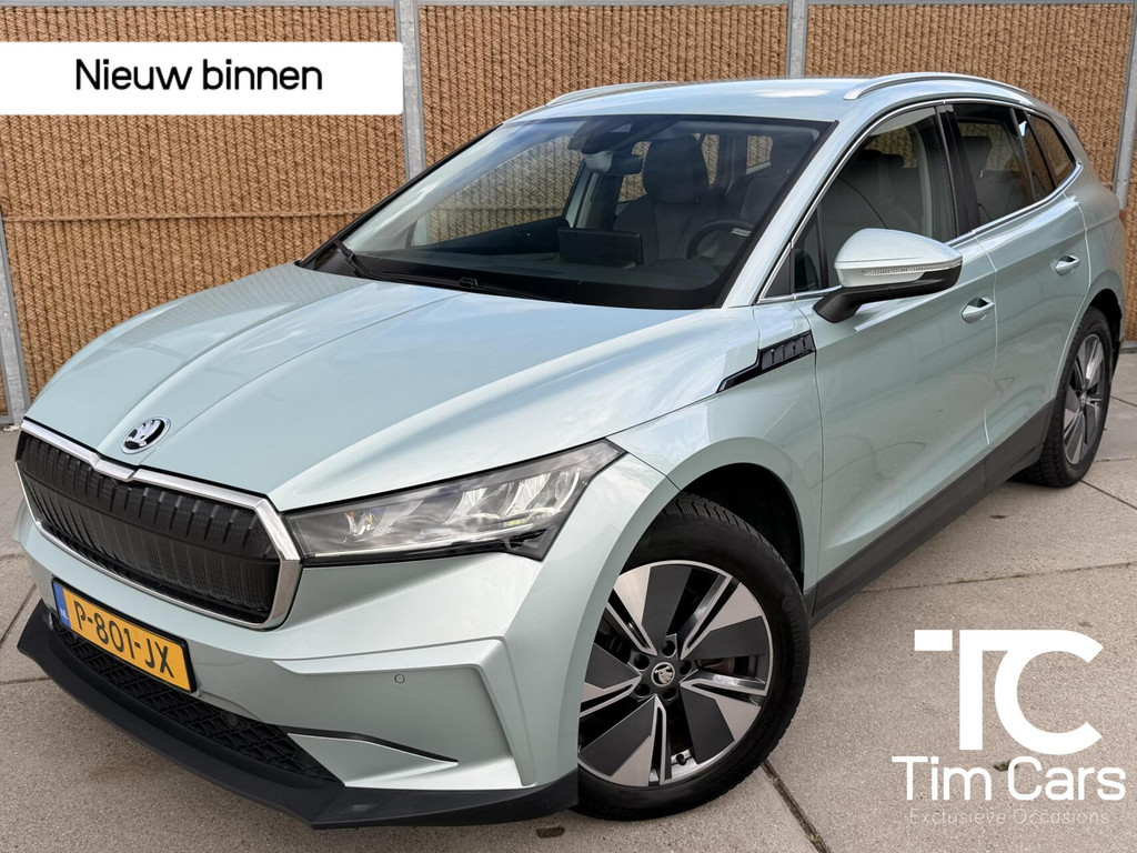 Škoda Enyaq iV 80 Leer/alcantara | Warmtepomp | LED koplampen | Sfeerverlichting | Parkeersensoren voor en achter | Navigatiesysteem | Apple CarPlay/Android Auto Full-Link | Cruise & Climate control | Rijbaan assistent | Achteruitrijcamera 54729816-0.jpg | Timcars.nl