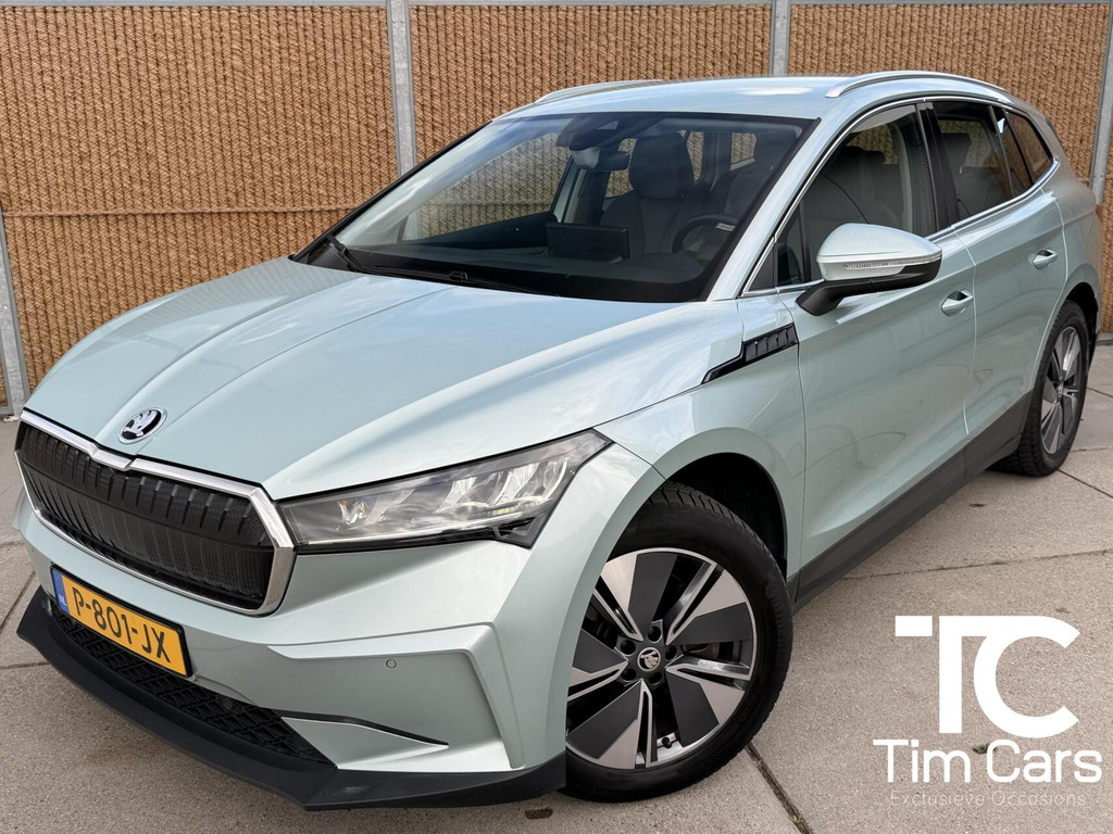 Škoda Enyaq iV 80 Leer/alcantara | Warmtepomp | LED koplampen | Sfeerverlichting | Parkeersensoren voor en achter | Navigatiesysteem | Apple CarPlay/Android Auto Full-Link | Cruise & Climate control | Rijbaan assistent | Achteruitrijcamera 54729816-0.jpg | Timcars.nl