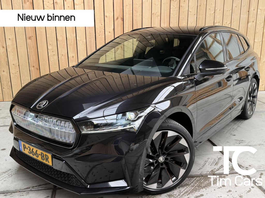 Škoda Enyaq iV 80 Sportline SoH 95,97% | Crystal Face | Apple CarPlay/Android Auto | Adaptieve cruise control | Climate control | 21 inch lichtmetalen velgen | LED koplampen | Navigatiesysteem | Rondomzicht camera | Stuurverwarming 56506821-0.jpg | Timcars.nl