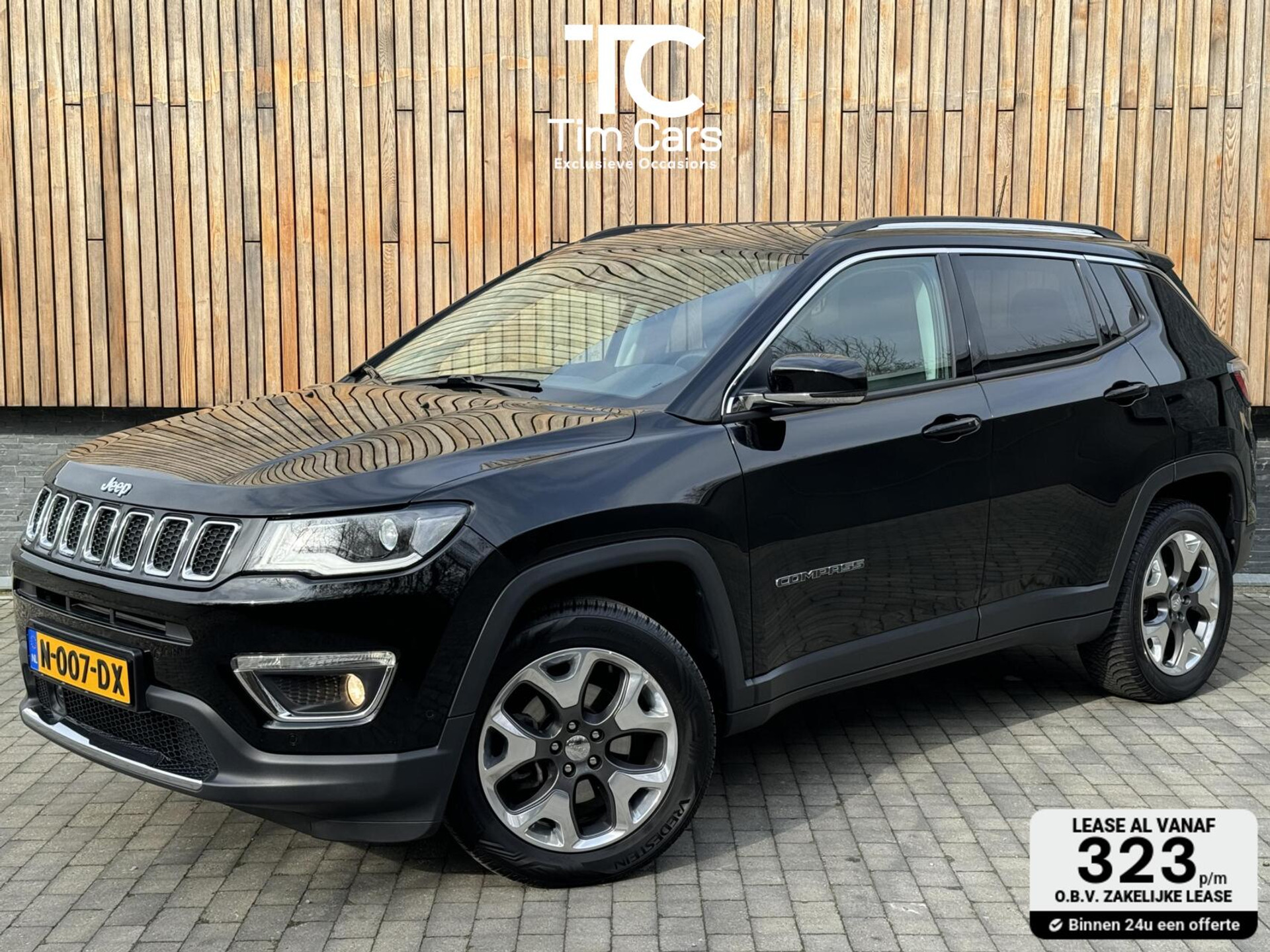 Jeep Compass 1.4 MultiAir Limited 4x4 Automaat | Half/leer | Stoelverwarming | Stuurverwarming | Navigatiesysteem | Apple CarPlay | LED verlichting | Adaptieve cruise control | Achteruitrijcamera | Parkeersensoren voor en achter 43162873-0.jpg | Timcars.nl