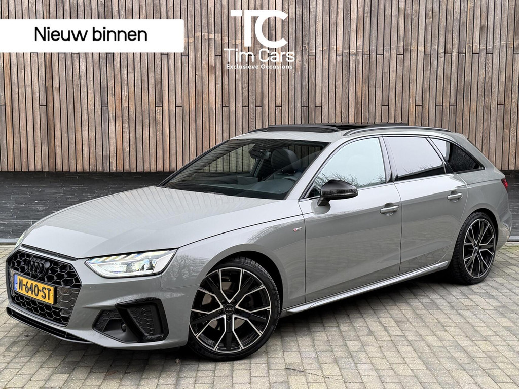 Audi A4 Avant 35 TFSI Competition S line Automaat | Panoramadak | Sfeerverlichting | LED verlichting | Climate & cruise control | Trekhaak uitklapbaar | Quantumgrijs metallic | 19 inch lichtmetalen velgen | Parkeersensoren achter 50282047-0.jpg | Timcars.nl